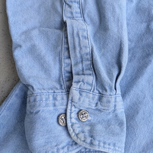 Vintage 90s Coca Cola Denim Button Down Shirt - Picture 5 of 9